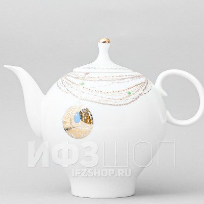 Сервиз чайный ф. Яблочко рис. Золотой медальон, 20 предметов