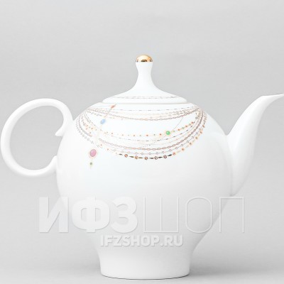 Сервиз чайный ф. Яблочко рис. Золотой медальон, 20 предметов