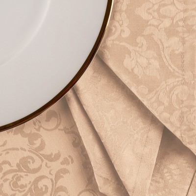 Набор из 6 салфеток 45х45 см рис. Византия (персиковая)