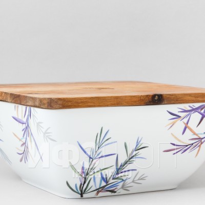 Салатник 2300 мл ф. Стандартная рис. Розмарин