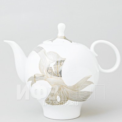 Сервиз чайный ф. Яблочко рис. Платиновые бантики, 20 предметов