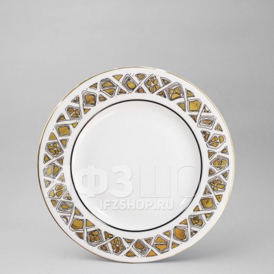 Тарелка плоская 18 см ф. Европейская-2 рис. Русский модерн