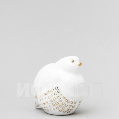 Каменная куропатка №2 Золотая (высота 6.3 см)