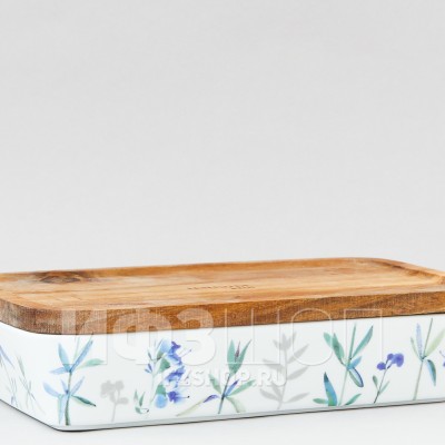 Набор прямоугольных форм для запекания рис. Травы, 2 предмета