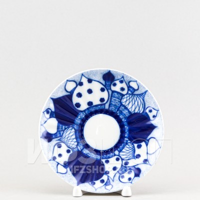 Блюдце для чайной чашки ф. Лучистая рис. Перезвоны (без золота)