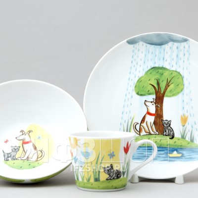 Детский набор рис. Давай дружить, 3 предмета