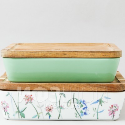 Набор квадратных форм для запекания рис. Травы, 2 предмета