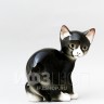 Кошка черная (высота 14 см) в Москве