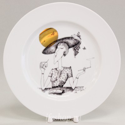 Декоративная тарелка 26.5 см рис. Только культура