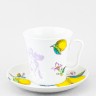 Бокал с блюдцем ф. Ленинградский рис. Лимоны (микс) в Москве