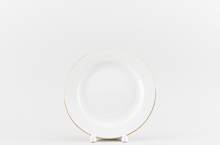 Набор из 4 тарелок плоских 17.5 см ф. Гладкий край рис. Отводка золотом в Пензе