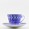 Чашка с блюдцем чайная ф. Лучистая рис. Ажур 