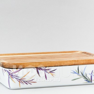 Набор прямоугольных форм для запекания рис. Розмарин, 2 предмета