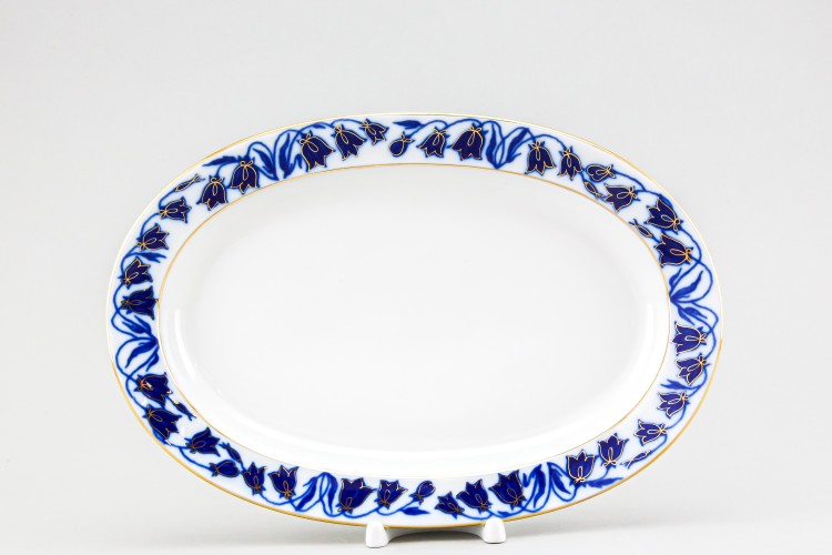 Блюдо овальное 28 х 20 см ф. Молодежная рис. Колокольчики 