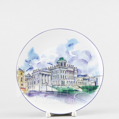 Декоративная тарелка 19.5 см рис. Дом Пашкова