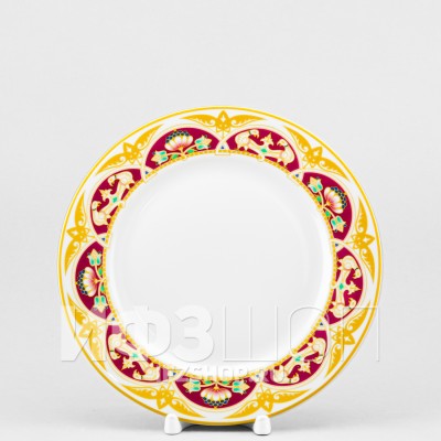 Тарелка плоская 21.5 см ф. Европейская-2 рис. Воскресный (пурпур)