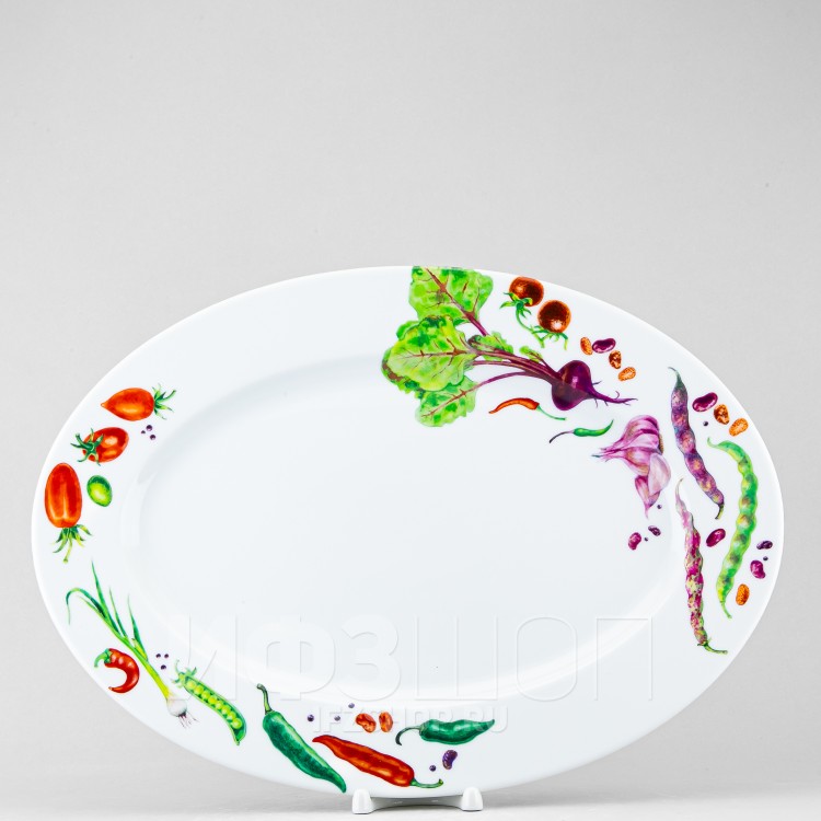 Блюдо овальное 40 х 29.5 см ф. Tuileries рис. Мамина дача (микс) в Москве