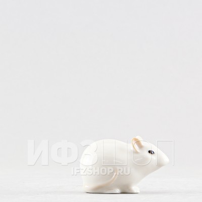 Мышь-малютка №1 Альбинос (высота 3.2 см)