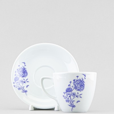 Чашка с блюдцем чайная ф. Универсал рис. Беатриче