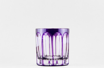 Стакан для виски 270 мл Готика, фиолетовый наклад