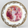 Декоративная тарелка 26.5 см рис. Сказка о царе Салтане. Три девицы под окном.