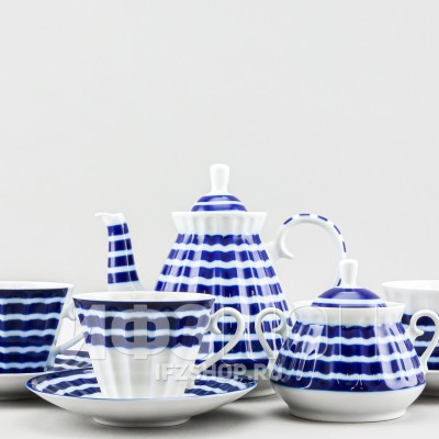 Сервиз чайный ф. Лучистая рис. Тельняшка, 14 предметов