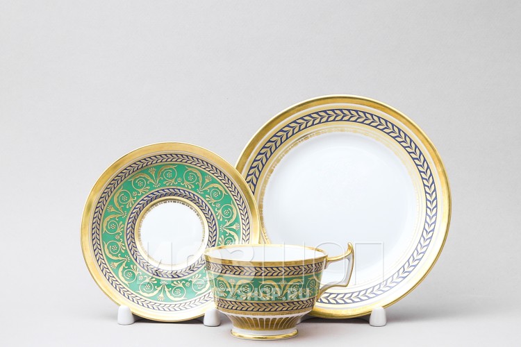 Сервиз кофейный ф. Александрия рис. Золотой, 21 предмет в Москве