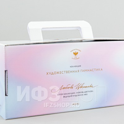 Набор из 2 кофейных чашек с блюдцем ф. Ландыш рис. Художественная гимнастика (Лента и скакалка)