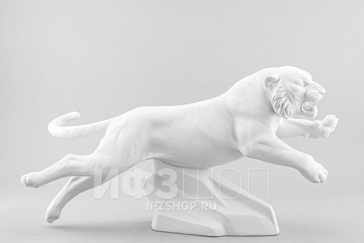 Тигр в прыжке (высота 20 см) 