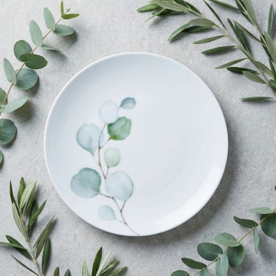 Тарелка плоская 20 см ф. Универсал рис. Аллея