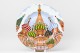 Декоративная тарелка 27 см рис. Храм Василия Блаженного
