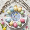 Блюдо для яиц рис. Пасхальные цветы, 22 см 