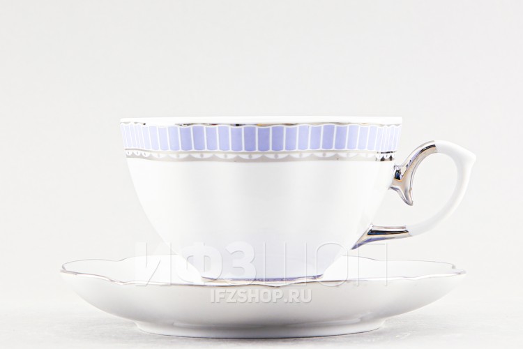 Чашка с блюдцем чайная ф. Елена рис. Афина 