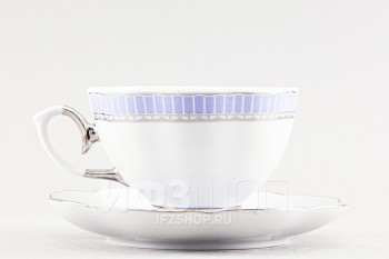 Чашка с блюдцем чайная ф. Елена рис. Афина