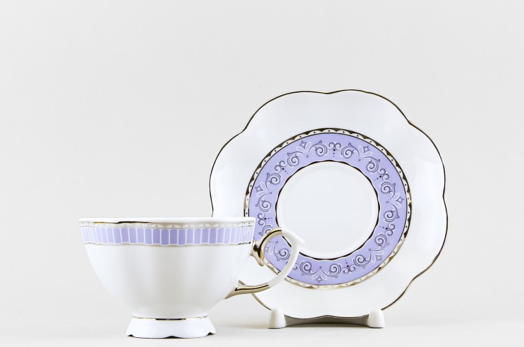 Чашка с блюдцем чайная ф. Елена рис. Афина 