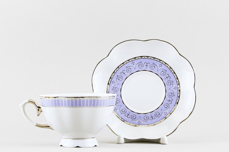 Чашка с блюдцем чайная ф. Елена рис. Афина 