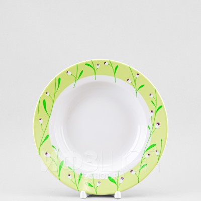 Тарелка глубокая 22 см ф. Глубокая рис. Весенний бриз