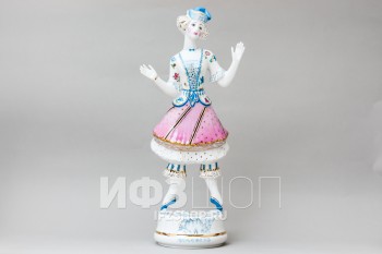 Скульптура Балерина из фарфора, Императорский фарфоровый завод/ЛФЗ