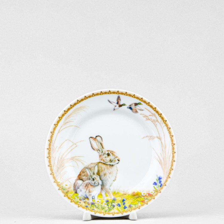 Тарелка плоская 17.5 см ф. Идиллия рис. Фауна в Москве