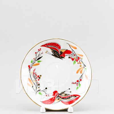 Блюдце для чайной чашки ф. Тюльпан рис. Бабочки