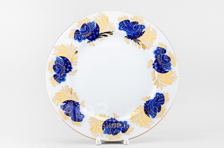 Тарелка плоская 27 см ф. Европейская-2 рис. Золотой сад 
