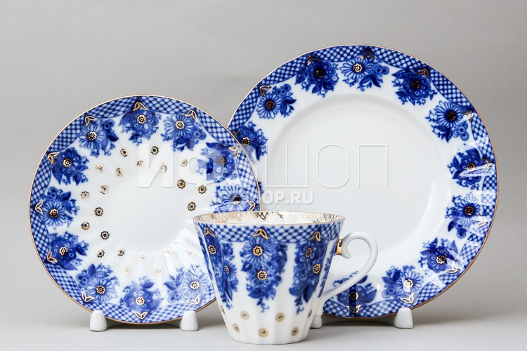 Комплект чайный ф. Лучистая рис. Корзиночка в Москве