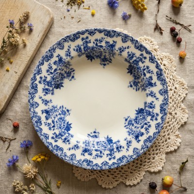 Тарелка глубокая 24 см ф. Идиллия рис. Версаль