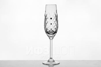 Набор из 6 бокалов для шампанского 160 мл ф. 8560 серия 900/172 (со стразами)