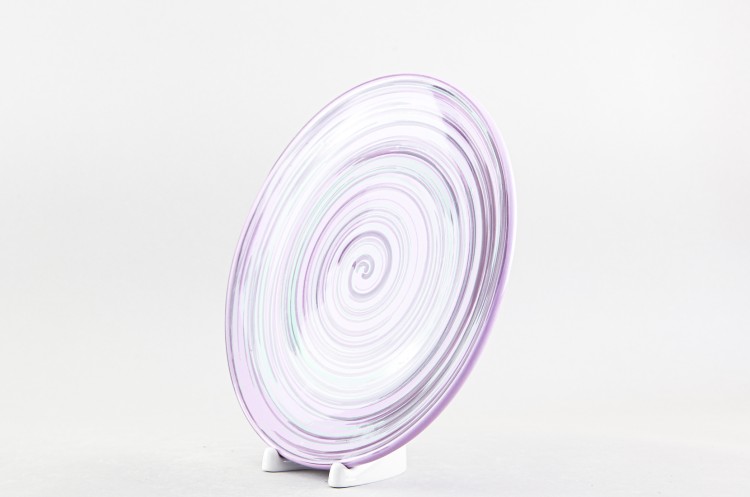 Тарелка плоская 22 см рис. Лаванда 