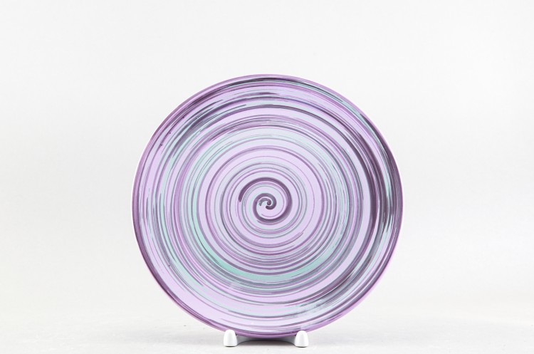 Тарелка плоская 22 см рис. Лаванда 