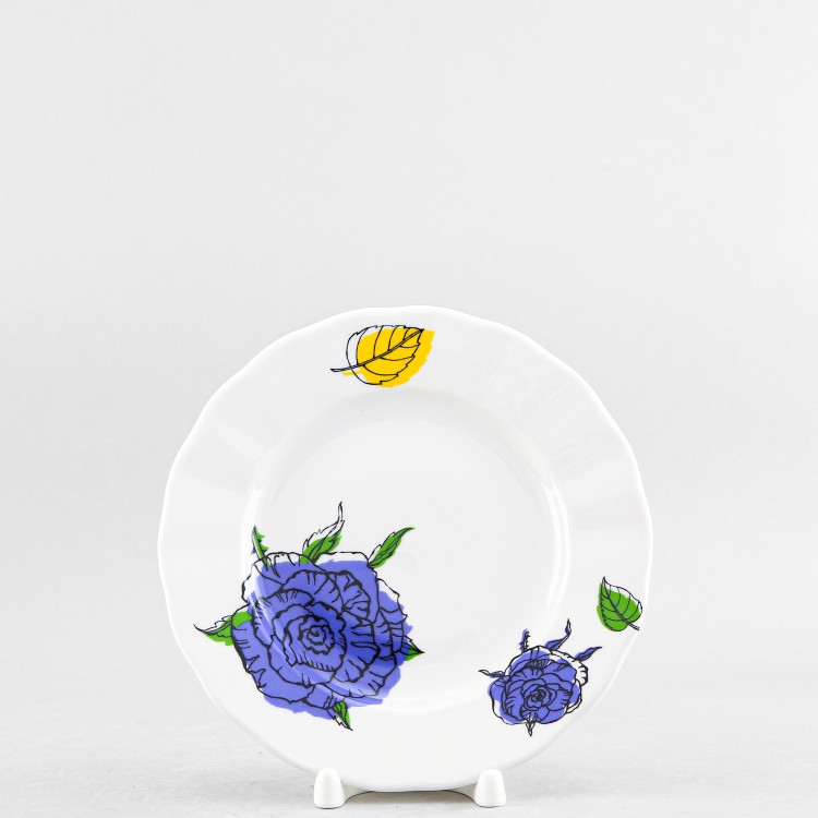 Тарелка плоская 18 см ф. Тюльпан рис. Галерея роз 