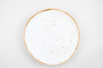 Набор из 6 тарелок плоских 26.5 см ф. Organico рис. Punto bianca