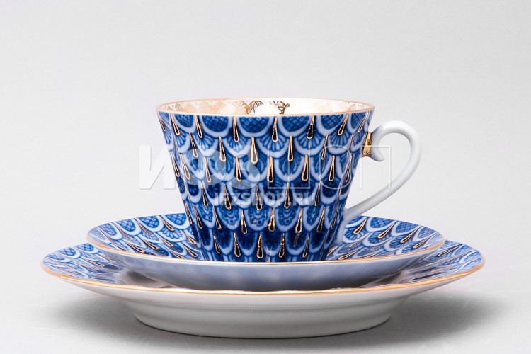 Комплект чайный ф. Лучистая рис. Незабудка в Москве