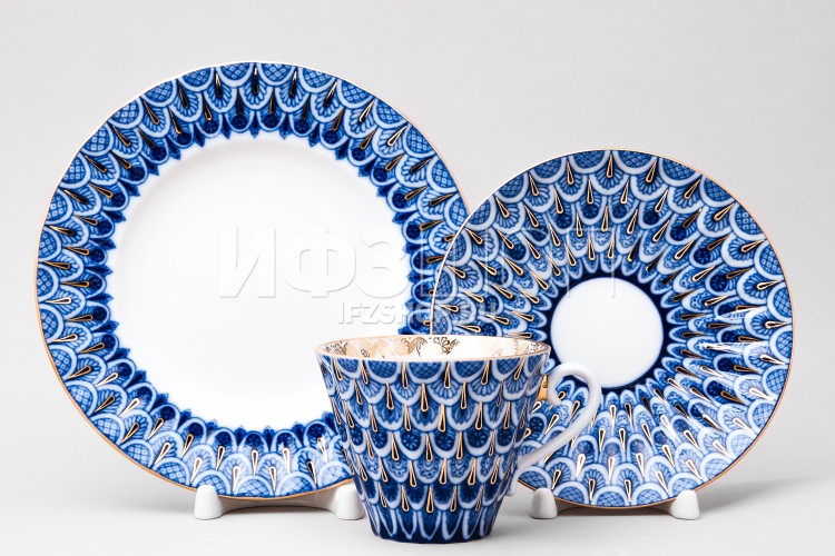 Комплект чайный ф. Лучистая рис. Незабудка в Москве